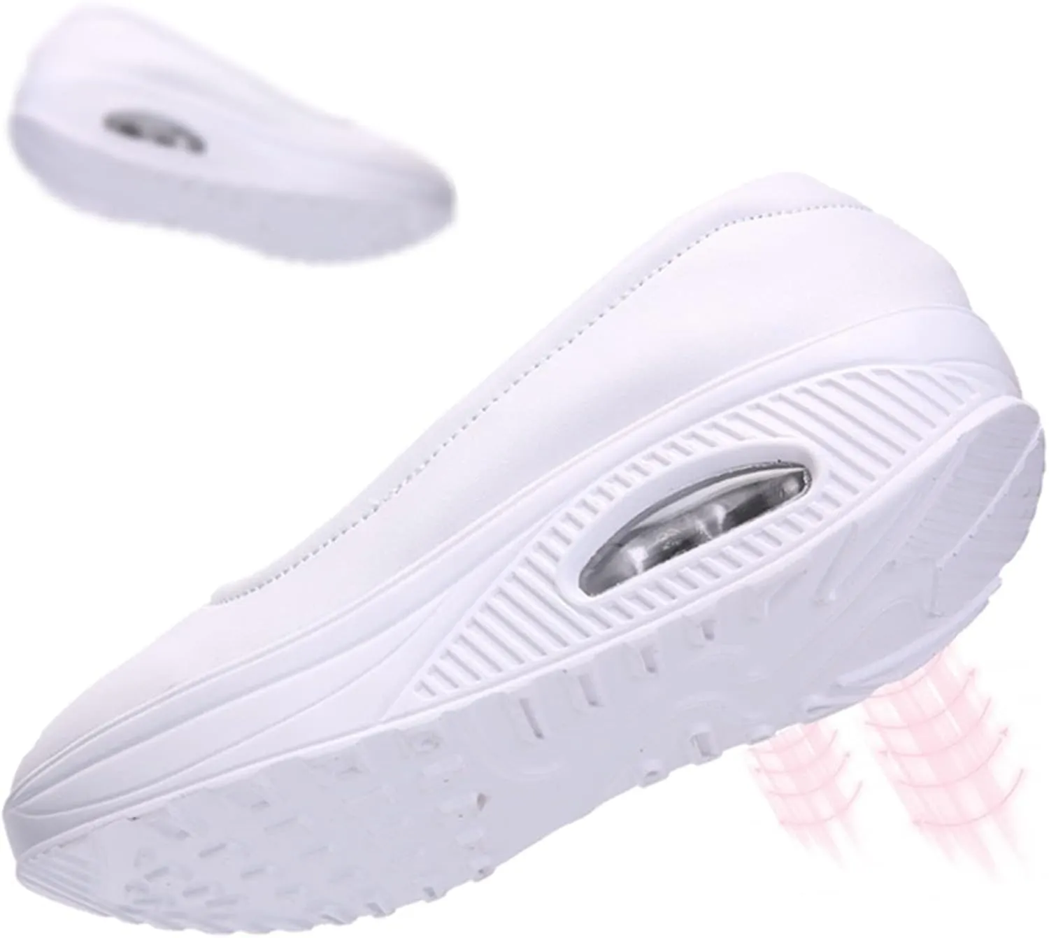 Touchmosees Nurse Shoes Orthopedic Diabetic Walking Sneakers Lightweight Comfort for All-Day Wear Loafers