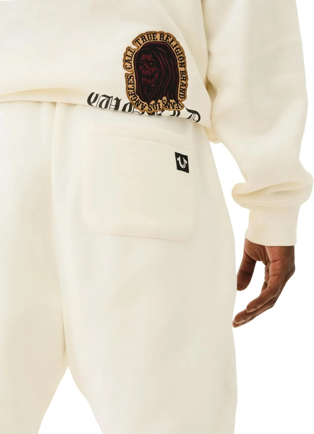 True Religion Men's Patch Embro Jogger