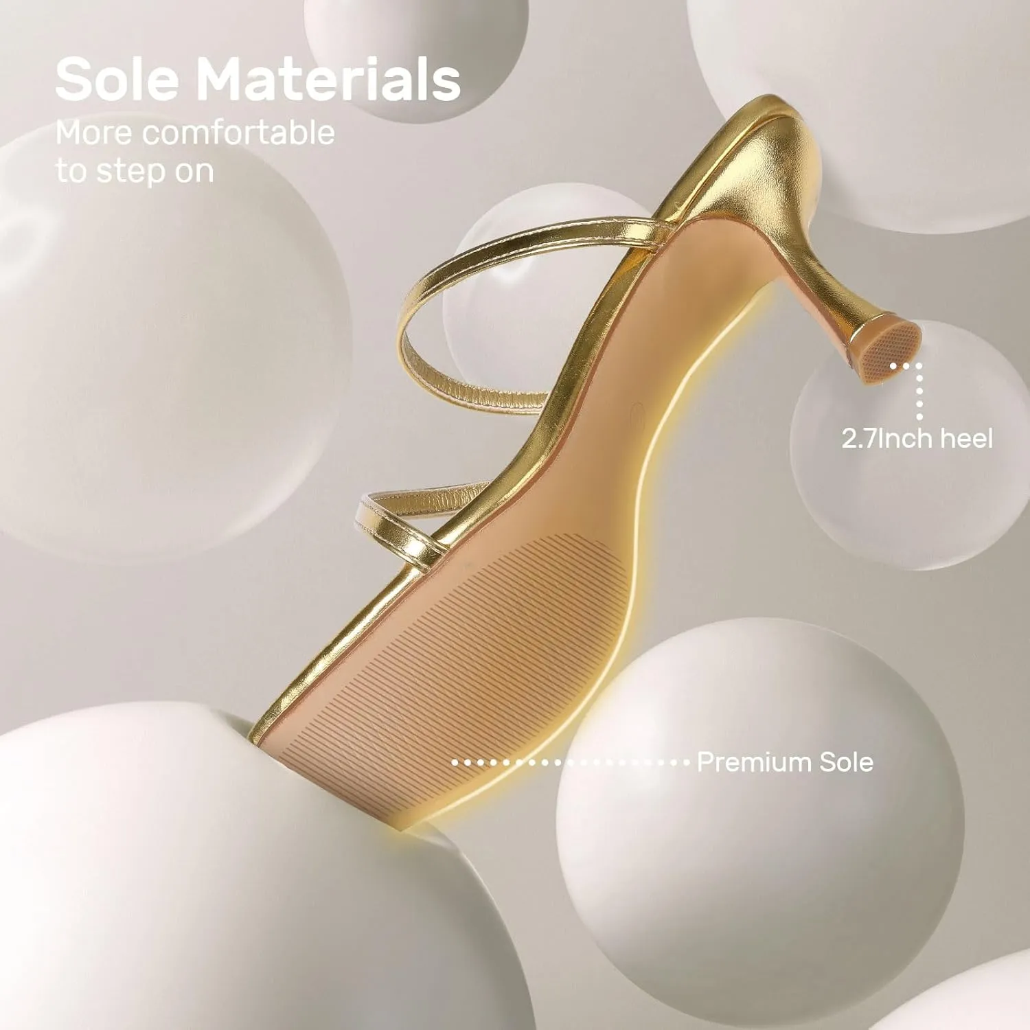 Uacllcau Strappy Kitten Heels For Women Square Open Toe Low Heels Stiletto Heeled Sandals Sexy Fashion Party Dress Slip On Slides Womens Heels