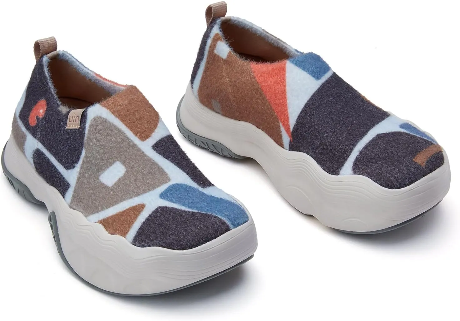 UIN Women's Walking Shoes Casual Slip On Loafers Lightweight Art Painted Platform Fashion Sneaker Toledo Ⅴ