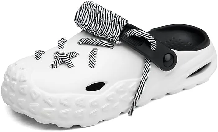 Unisex-Adult Bayaband Clogs, Lime Khaki/Navy