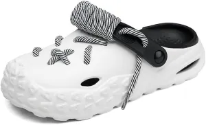 Unisex-Adult Bayaband Clogs, Lime Khaki/Navy