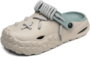 Unisex-Adult Bayaband Clogs, Lime Khaki/Navy