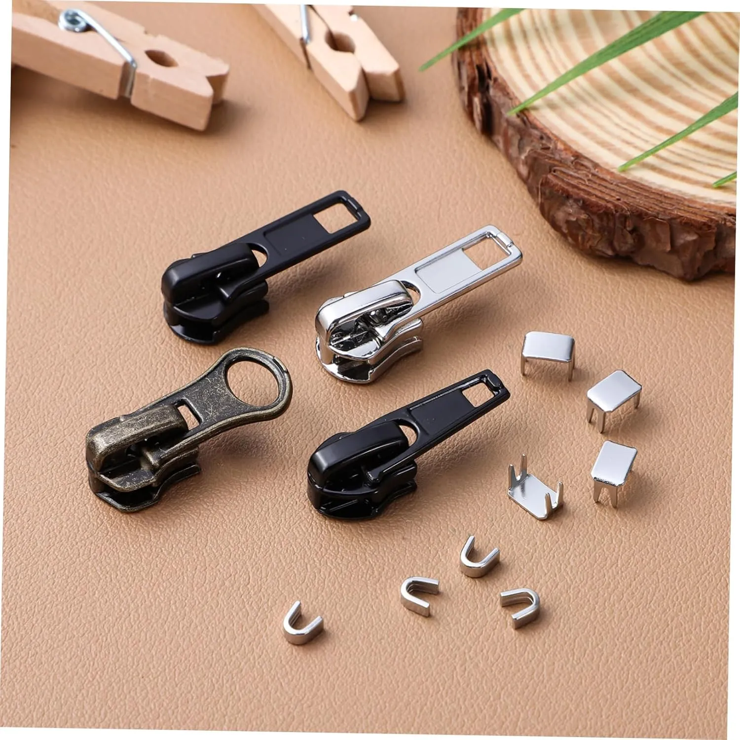 Veemoon 2 Sets Jacket Zipper Replacement Slider Zip Pulls Practical Jackets Jacket Zipper Repair Kit Heavy Duty Zipper Purse Zipper Puller Zipper Pulls Zipper Fix Replacement Zipper Resin