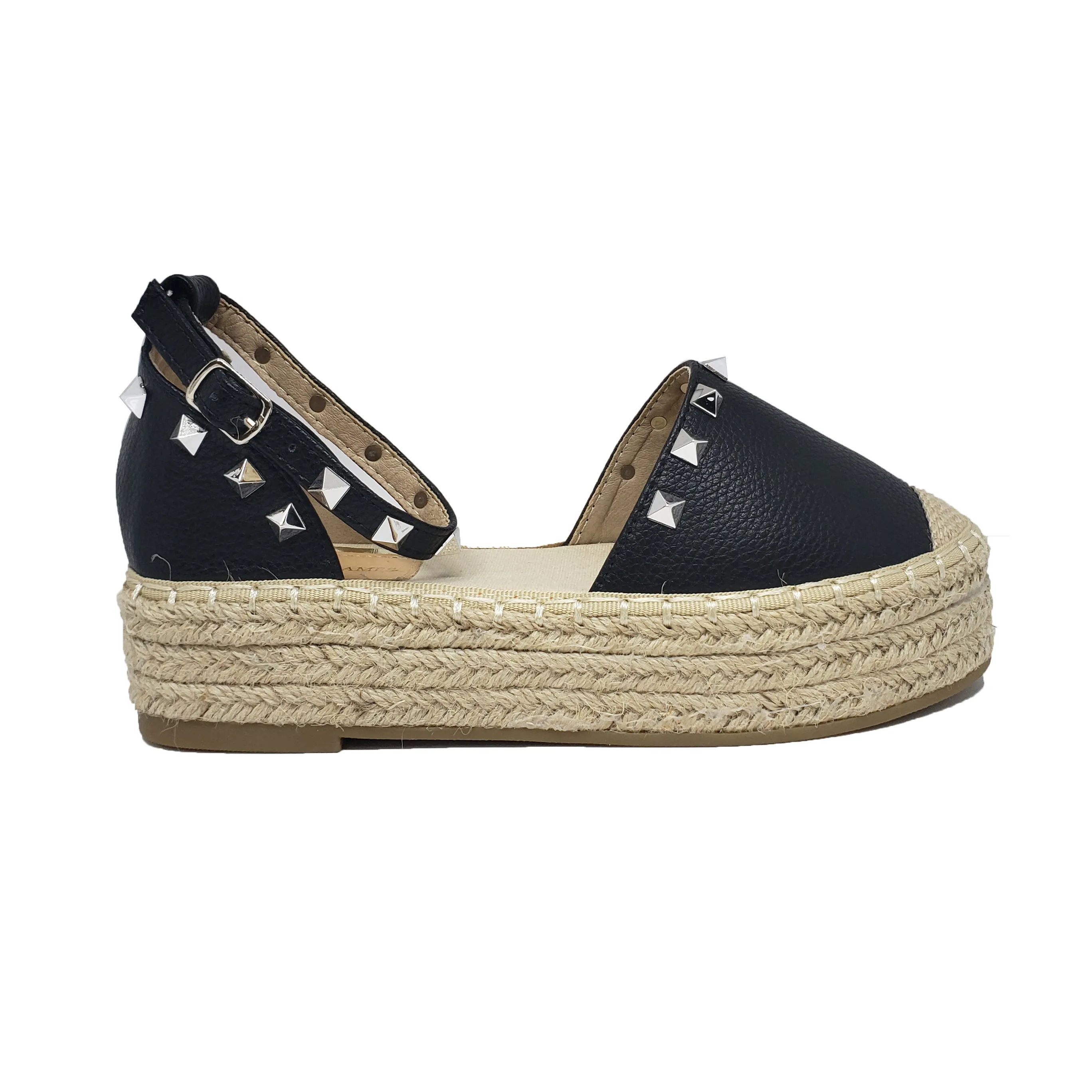 Victoria Adames Beverly Espadrilles Shoes Black