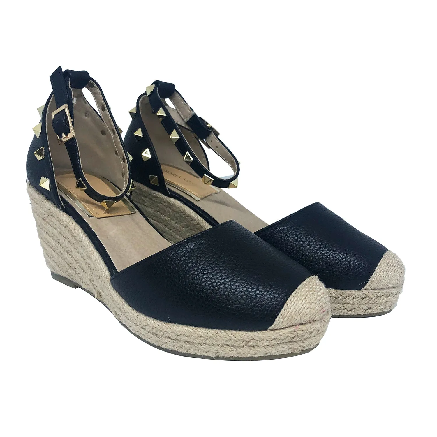 Victoria Adames Sofi Espadrilles Shoes Black