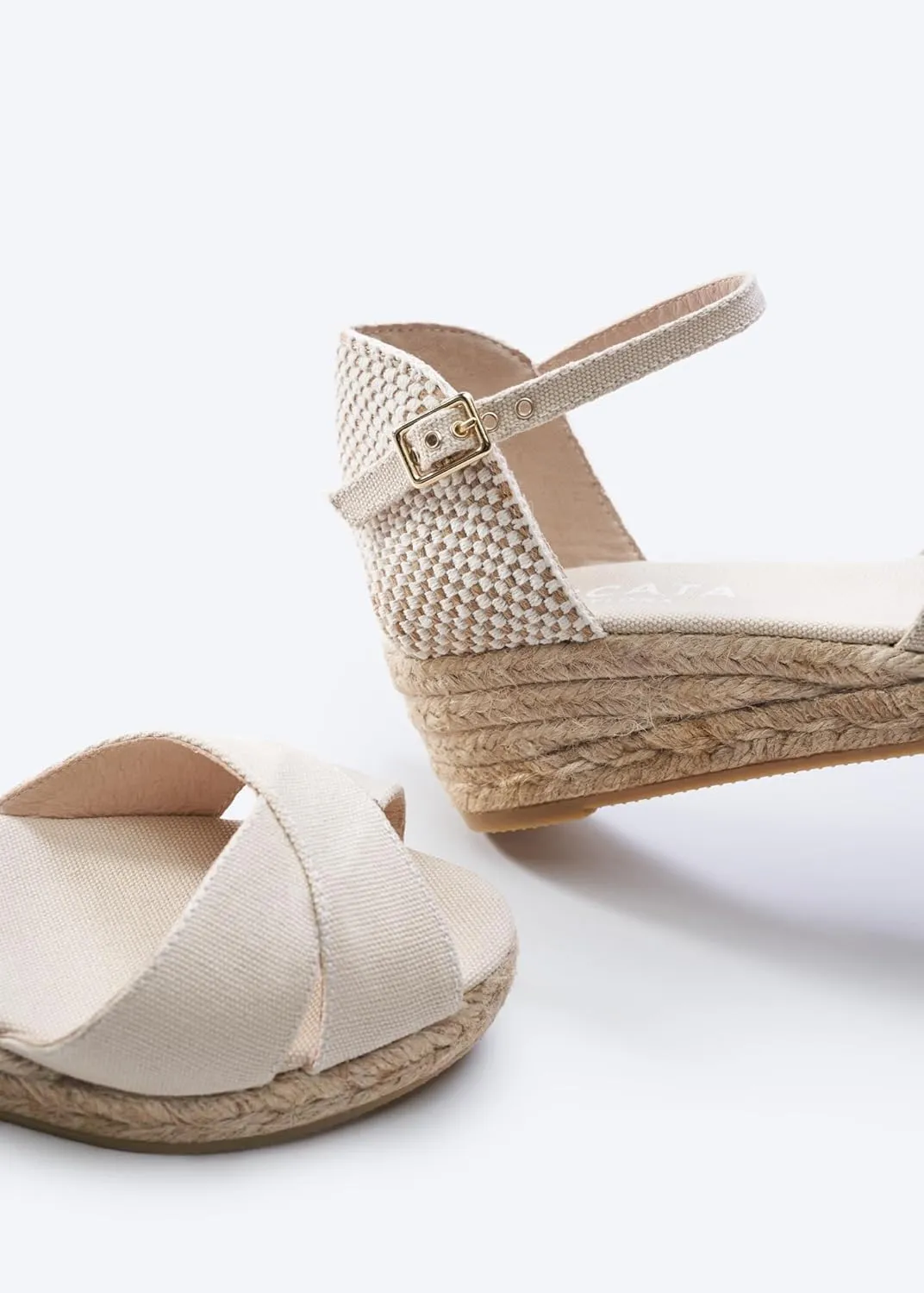 VISCATA Salina Canvas Espadrille Sandal Wedges, Comfort and Style for Every Occasion, Size 5-12