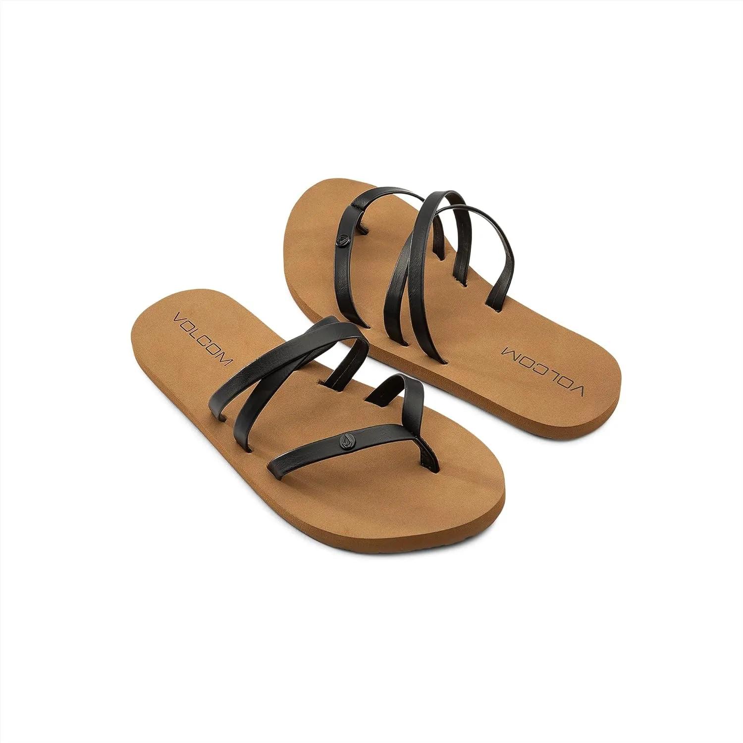 Volcom Girl's Easy Breezy Big Thong Flip Sandals Flop