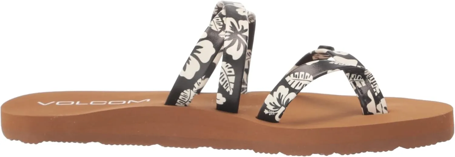Volcom Girl's Easy Breezy Big Thong Flip Sandals Flop