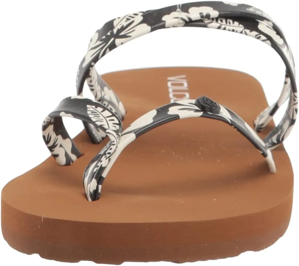 Volcom Girl's Easy Breezy Big Thong Flip Sandals Flop