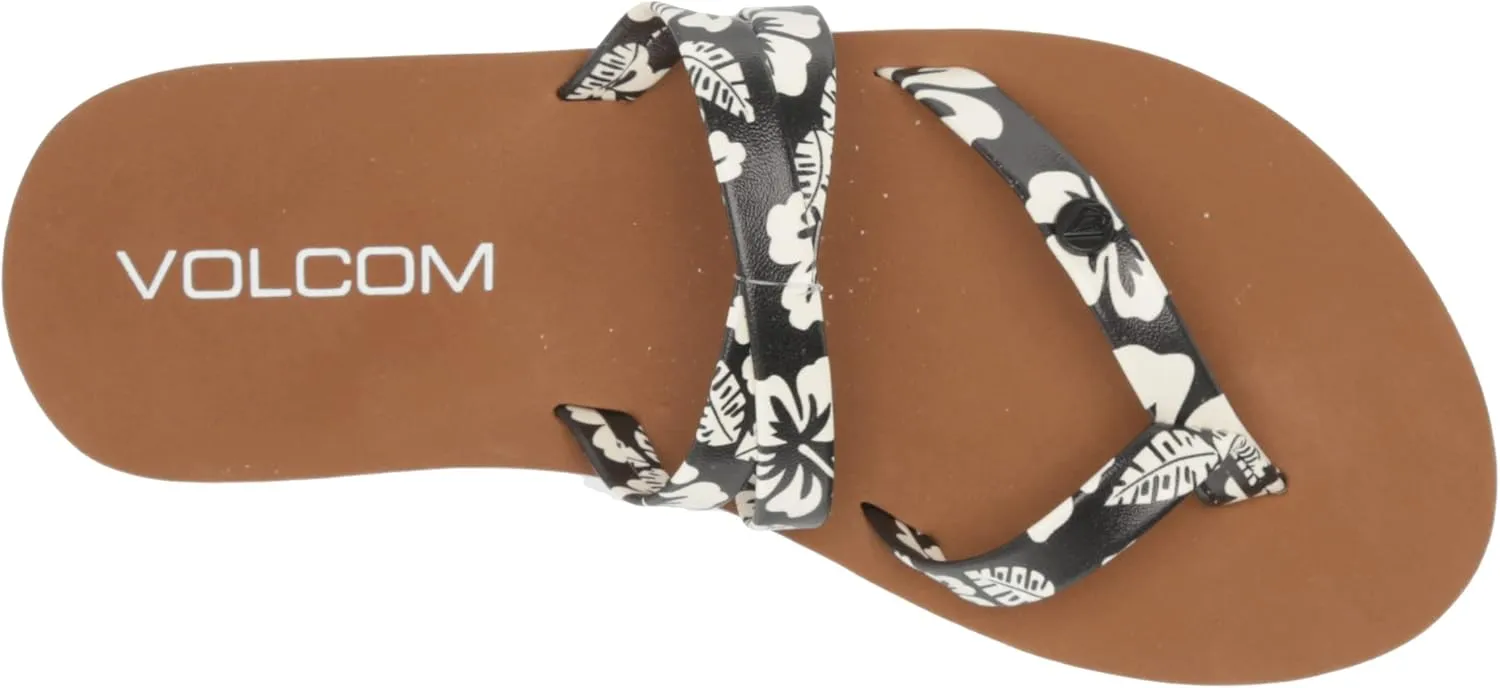 Volcom Girl's Easy Breezy Big Thong Flip Sandals Flop