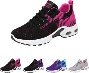 Walking Shoes Women Slip On Air Cushion Running Athletic Shoes Lightweight Mesh Breathable Comfort Casual Shoes