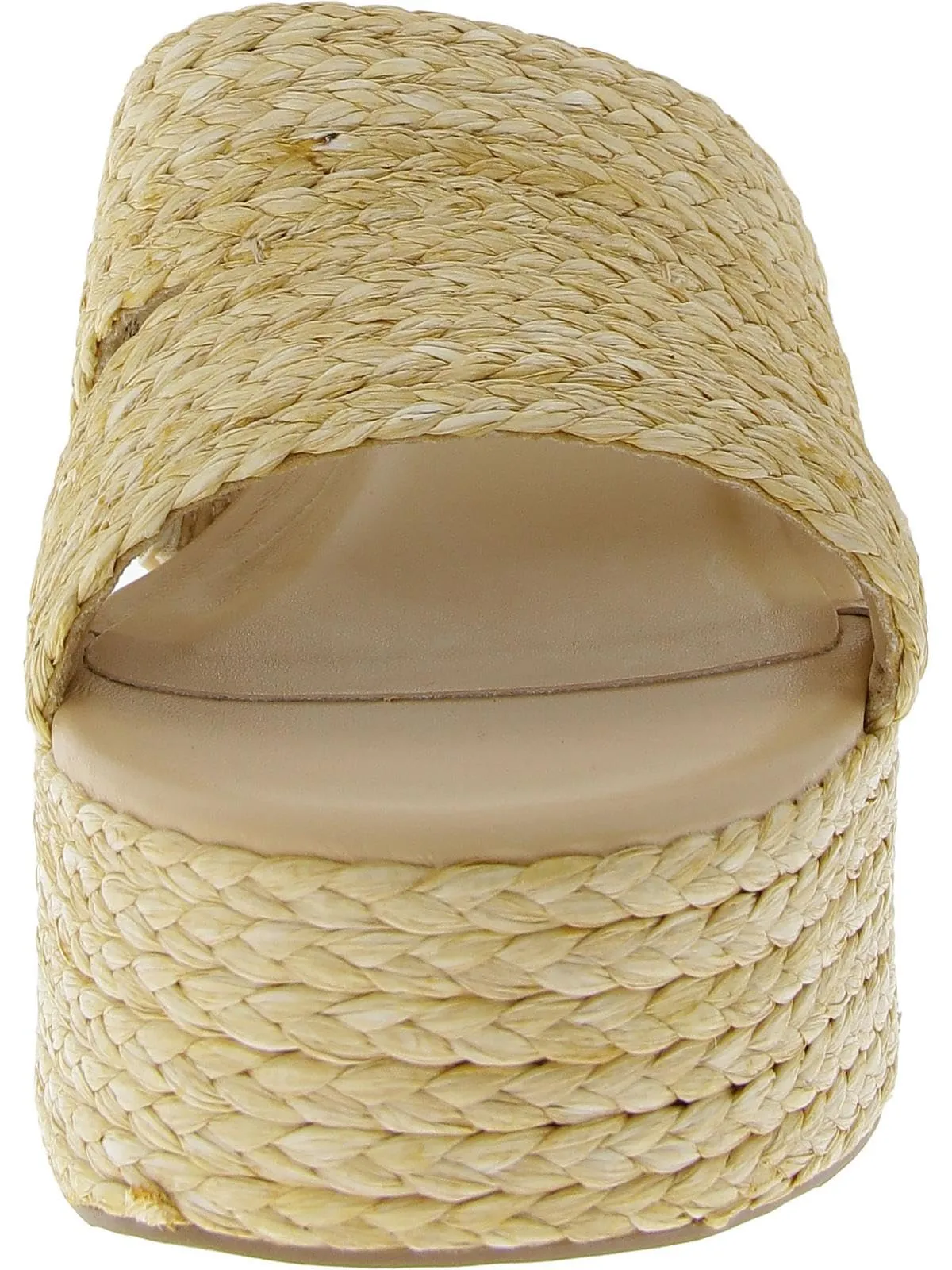 Wild Pair Womens Niftyy Heeled Slip-On Espadrilles Beige 10.5 Medium (B,M)