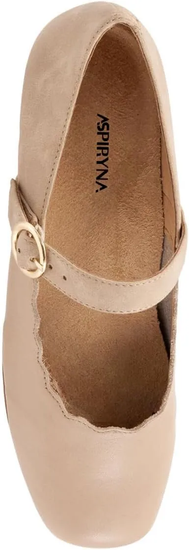 Women Adjustable Single Strap Buckle Classic Mary Jane Flats Square Toe Comfy Insole Daily Walking Casual Shoes Size 4-16 US