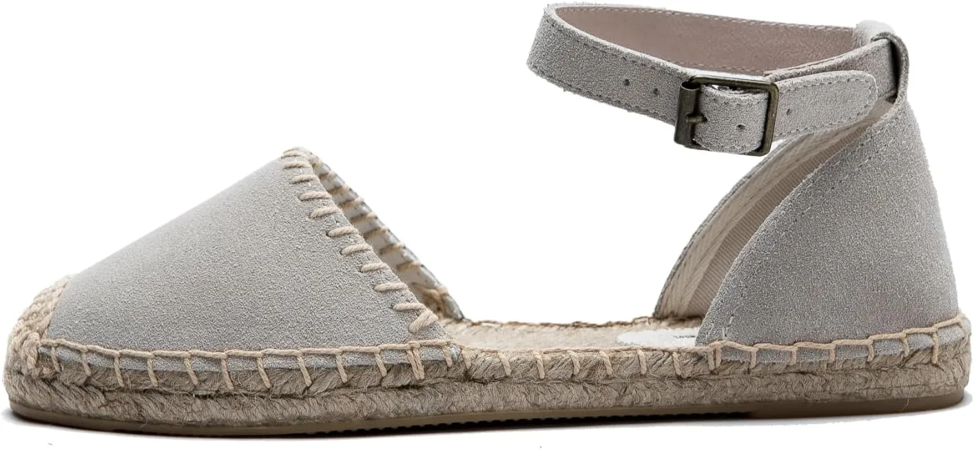 Women Espadrille Lace Up Flats Comfortable Summer Breathable Espadrille Sandals Adjustable Shoelace Dating Work Travel