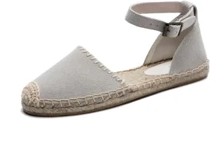 Women Espadrille Lace Up Flats Comfortable Summer Breathable Espadrille Sandals Adjustable Shoelace Dating Work Travel