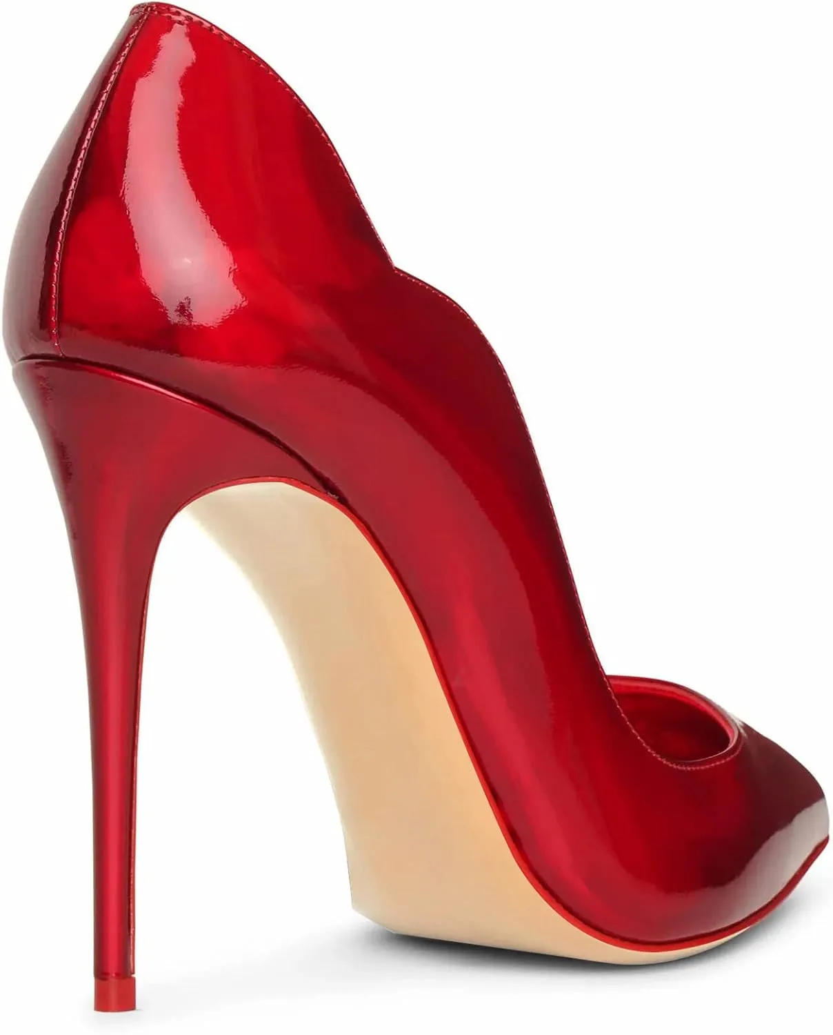 Women Pumps Sexy Pointed High Heel Patent Leather Classic Stilettos Slip On Office Office Lady Casual Dress Party Shoes
