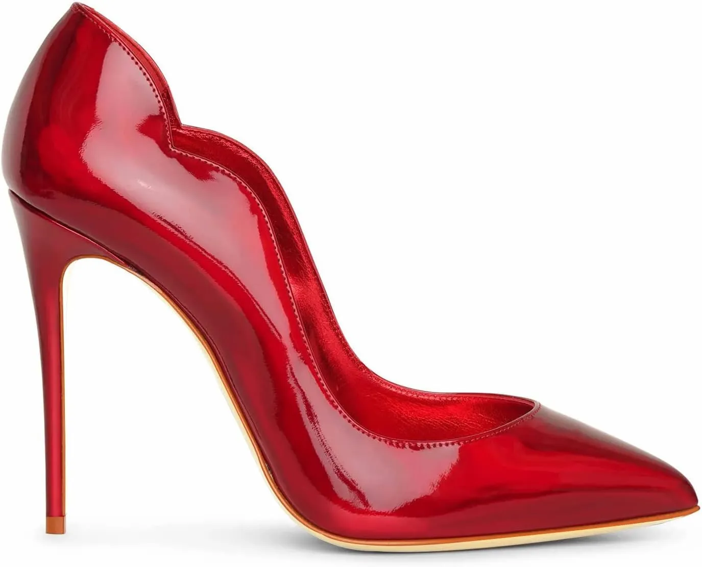 Women Pumps Sexy Pointed High Heel Patent Leather Classic Stilettos Slip On Office Office Lady Casual Dress Party Shoes