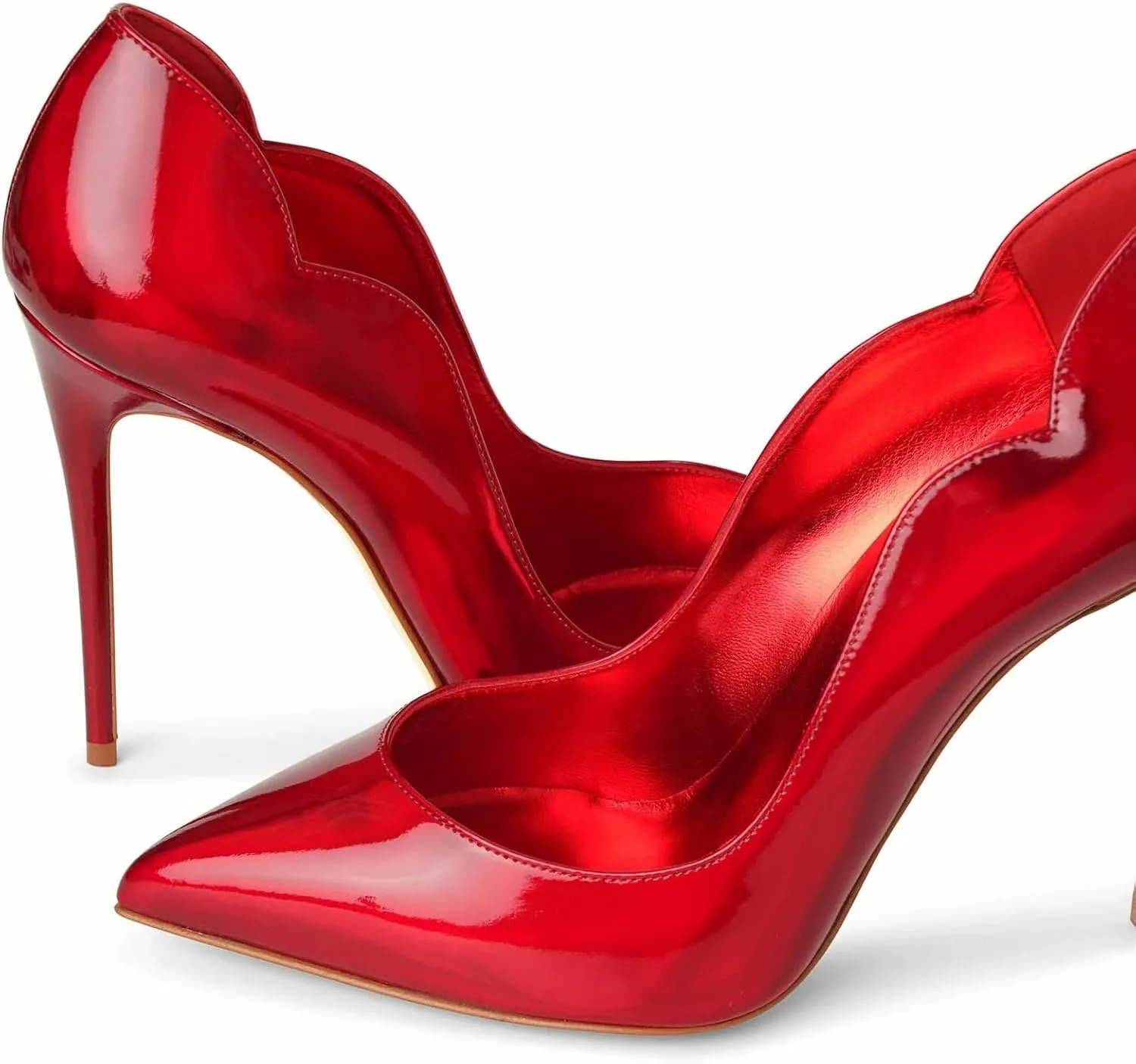 Women Pumps Sexy Pointed High Heel Patent Leather Classic Stilettos Slip On Office Office Lady Casual Dress Party Shoes