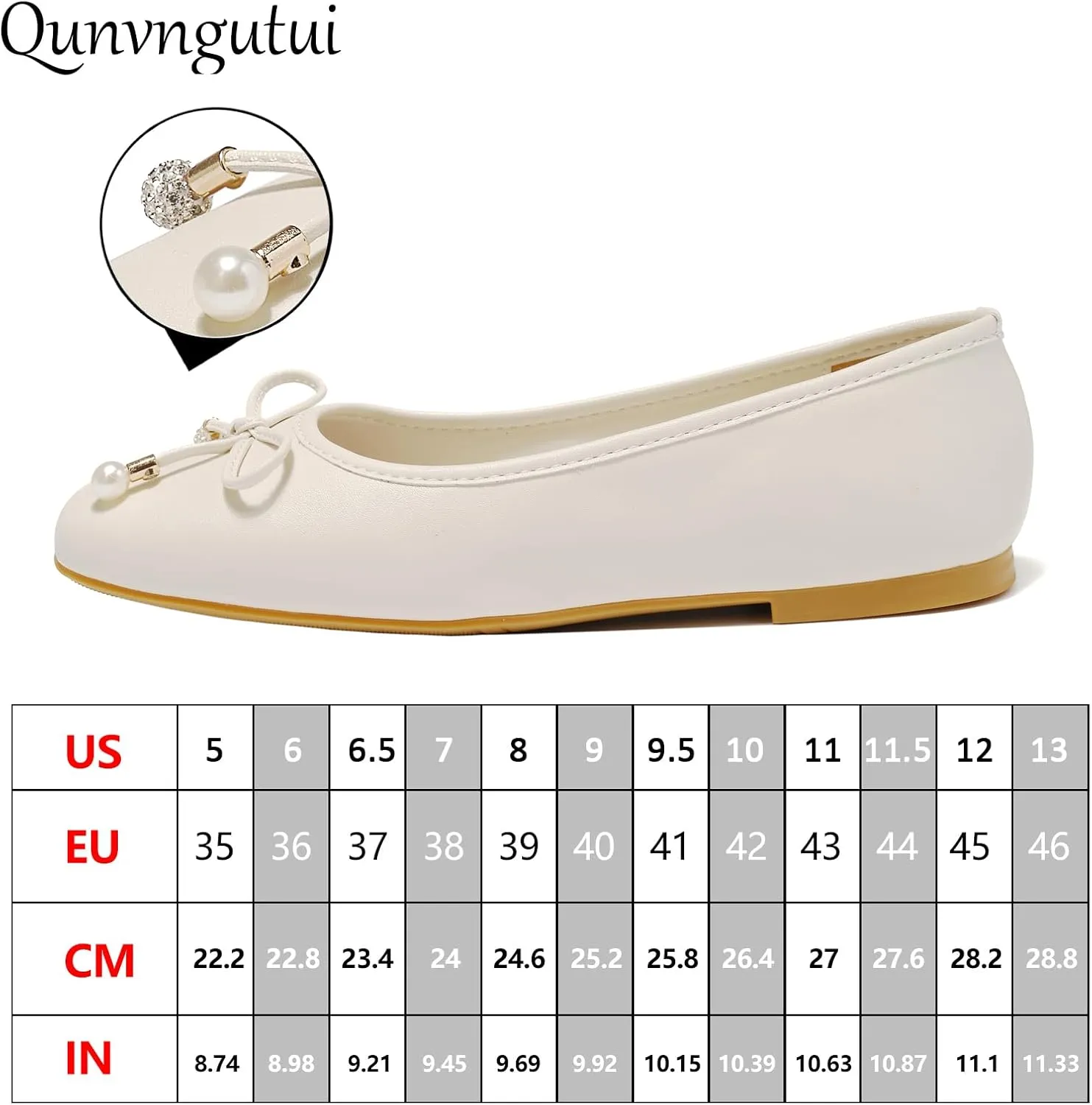 Women's Ballet Flats with Bow Knot & Sparkle Balls Ultra Soft Sole Round Toe Work Travel Casual Outfits Shoes