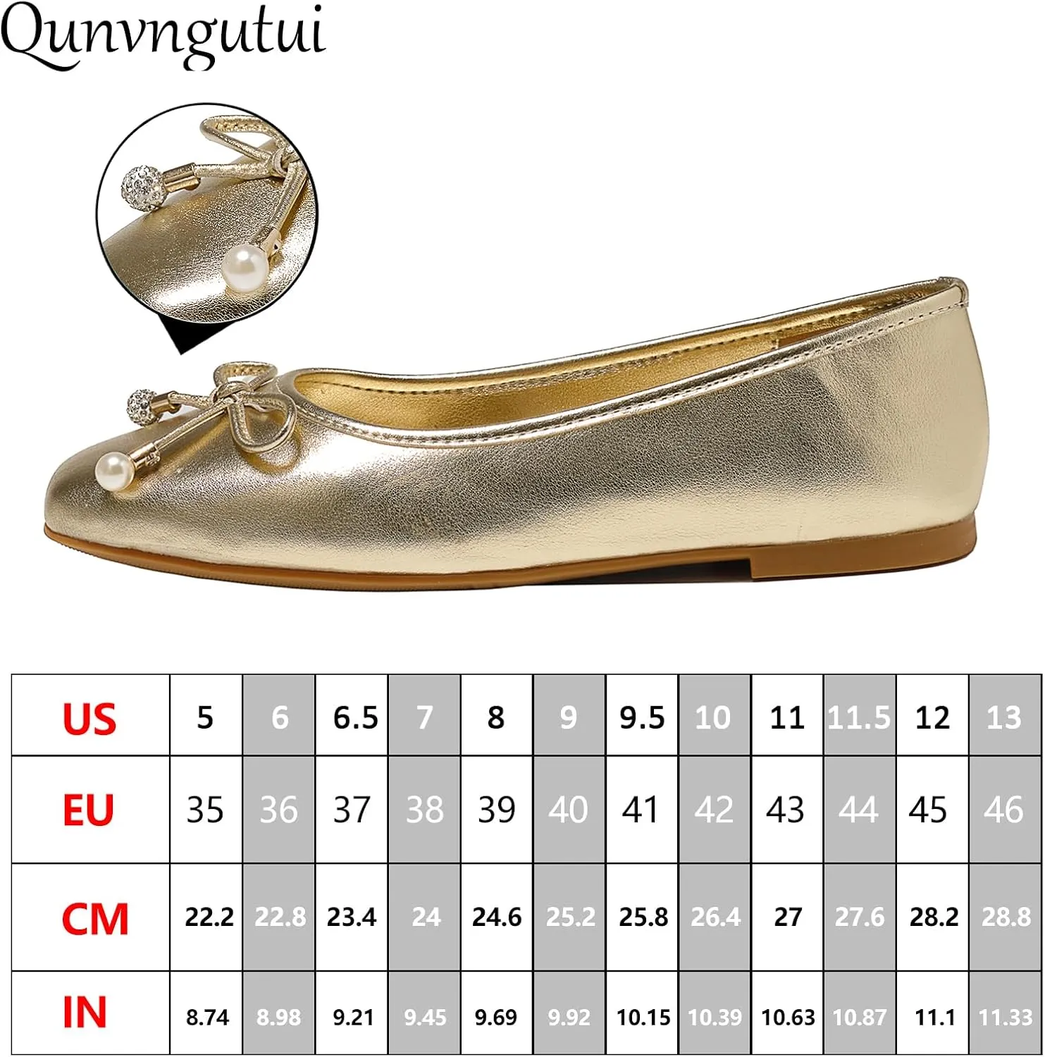 Women's Ballet Flats with Bow Knot & Sparkle Balls Ultra Soft Sole Round Toe Work Travel Casual Outfits Shoes