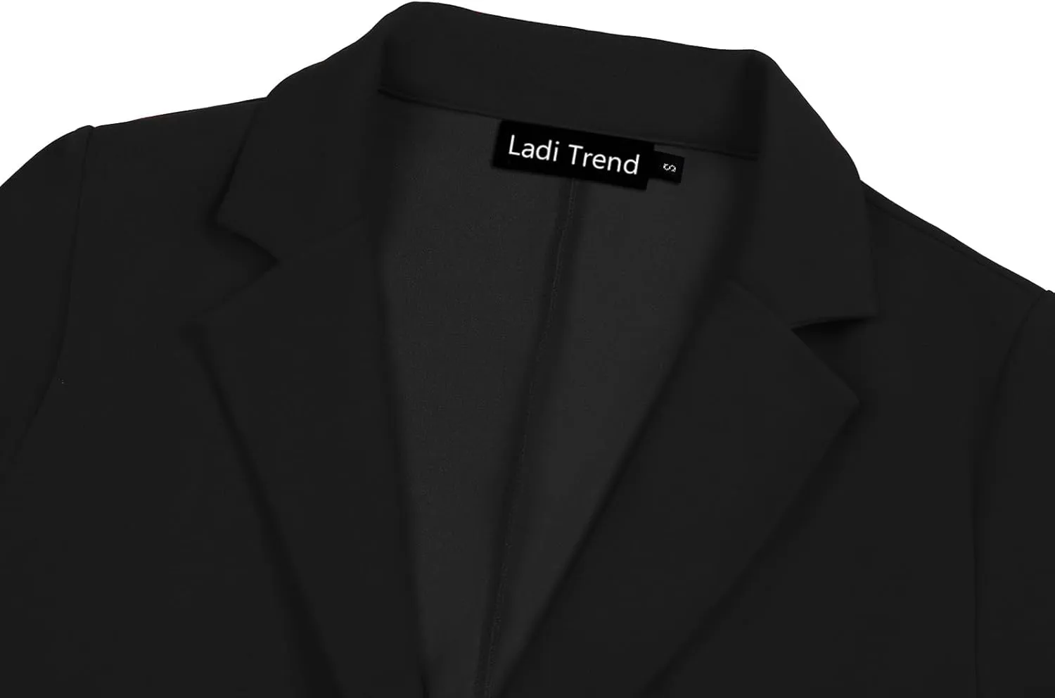 Womens Blazer One Button Jacket Suits Notched Lapel Casual Work Office Long Sleeve Blazer with Pockets