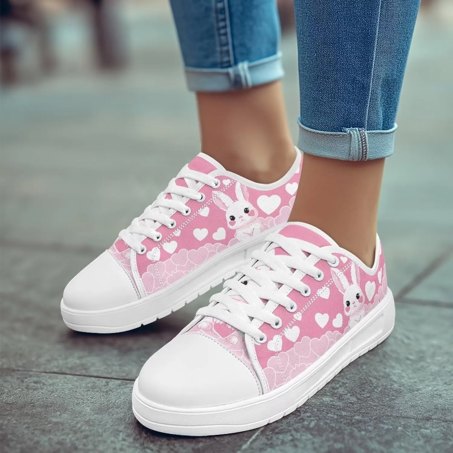 Women's Casual Fashion Canvas Sneakers Hand Free Low-Top Sneakers Lightweight Slip-On Loafers Walking Driving Shoes