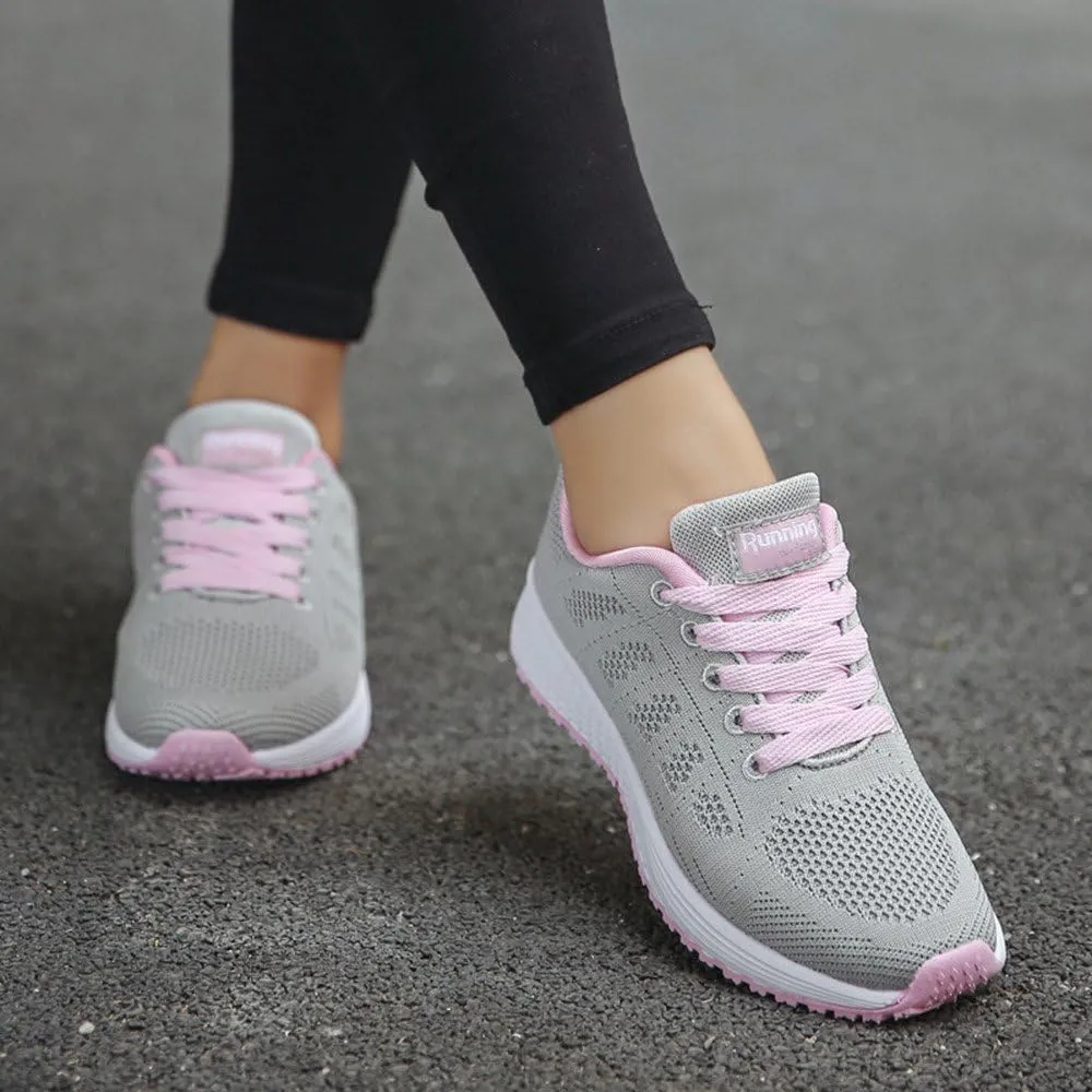 Women's Lace Up Walking Running Shoes Tennis Casual Womens Tennis Shoes Jogging Women's Shoes Casual Black Sneakers Slip On Tennis Shoe Trainers Shoe