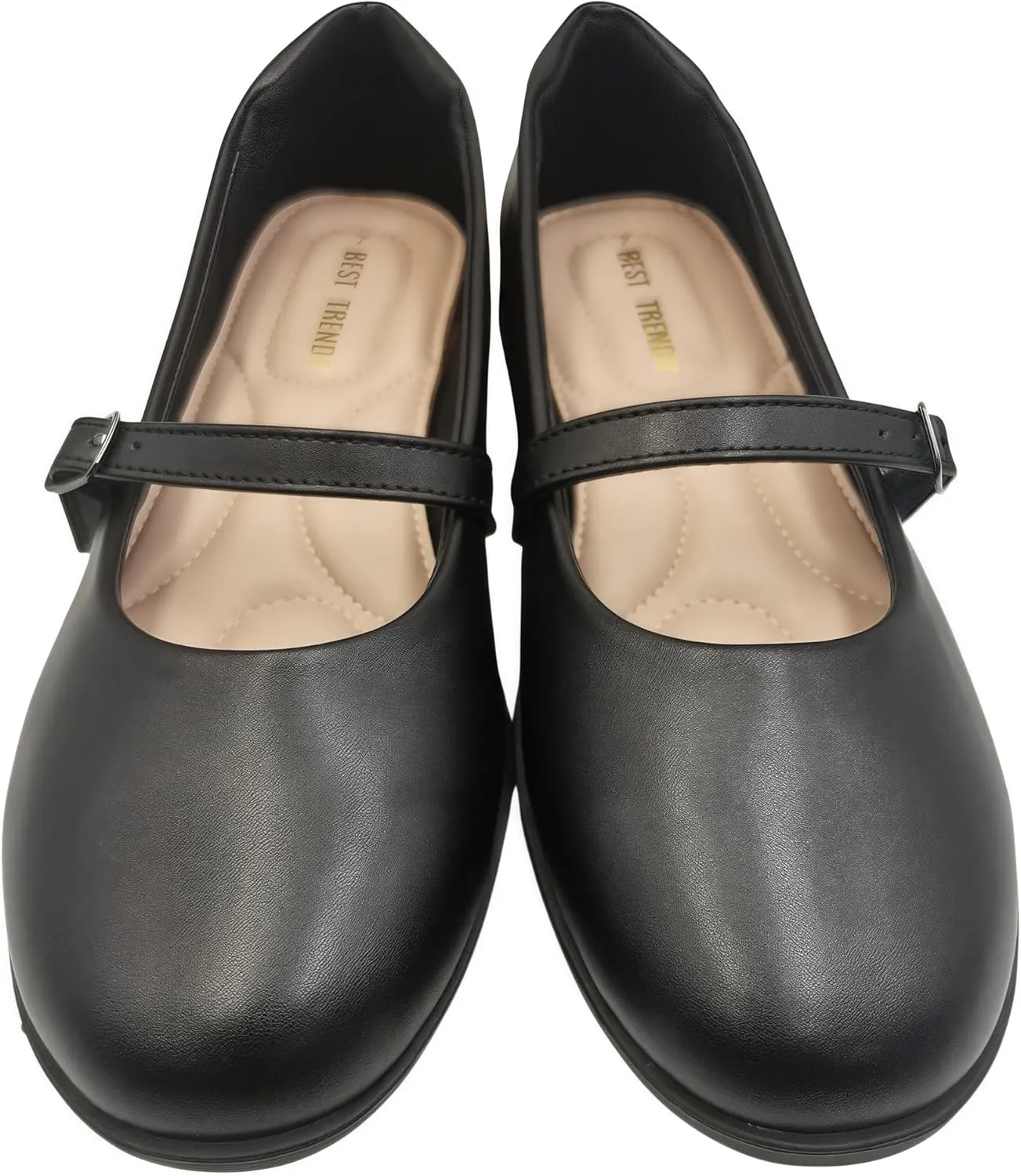 Women's Mary Jane Shoes – Classic Black Oxford Shoes with T-Strap Design | Comfortable & Stylish Mary Janes for Women | Casual & Dressy T-Strap Mary Jane Flats