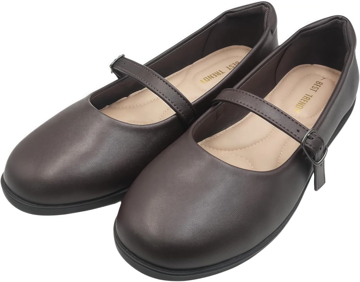 Women's Mary Jane Shoes – Classic Black Oxford Shoes with T-Strap Design | Comfortable & Stylish Mary Janes for Women | Casual & Dressy T-Strap Mary Jane Flats