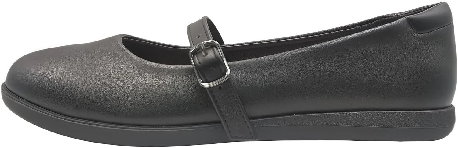 Women's Mary Jane Shoes – Classic Black Oxford Shoes with T-Strap Design | Comfortable & Stylish Mary Janes for Women | Casual & Dressy T-Strap Mary Jane Flats