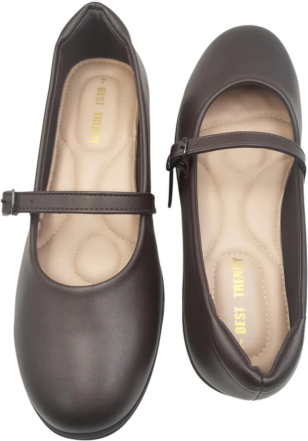 Women's Mary Jane Shoes – Classic Black Oxford Shoes with T-Strap Design | Comfortable & Stylish Mary Janes for Women | Casual & Dressy T-Strap Mary Jane Flats