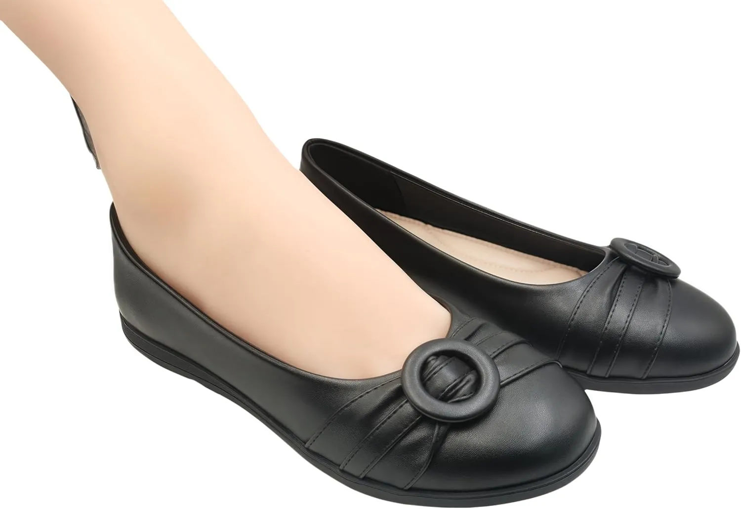 Women's Mary Jane Shoes – Classic Black Oxford Shoes with T-Strap Design | Comfortable & Stylish Mary Janes for Women | Casual & Dressy T-Strap Mary Jane Flats