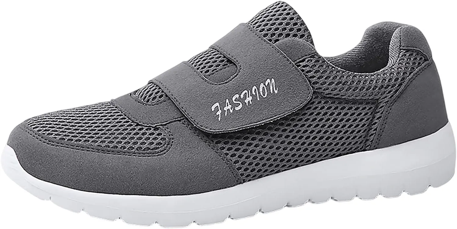 Womens Mesh Sneakers with Arch Support Comfortable Casual Sneaker Breathable Slip On Running Shoes Wide Width Orthopedic Walking Shoes