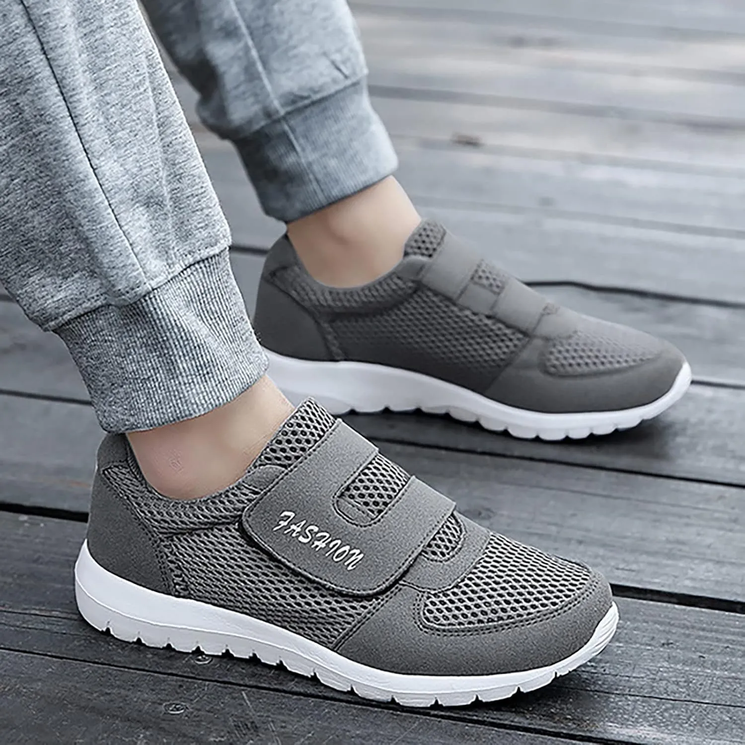 Womens Mesh Sneakers with Arch Support Comfortable Casual Sneaker Breathable Slip On Running Shoes Wide Width Orthopedic Walking Shoes