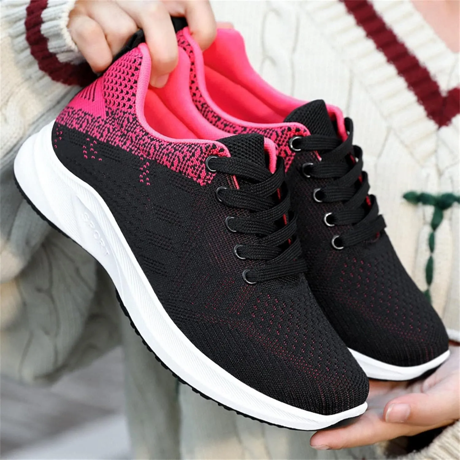 Womens Orthopedic Diabetic Walking Sneakers Slip On Shoes with Arch Support Comfortable Casual Loafers Plantar Fasciitis Relief Foot Pain