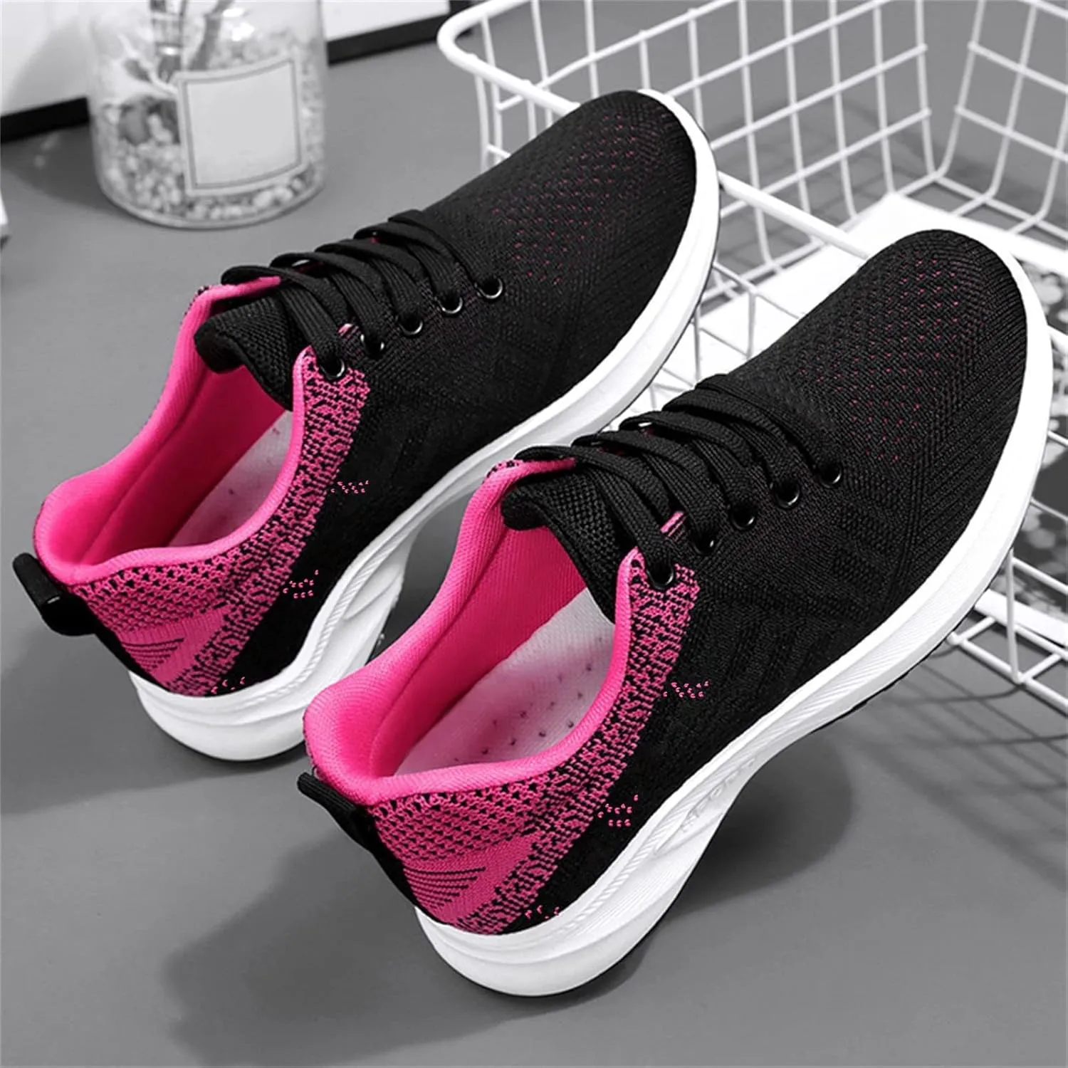Womens Orthopedic Diabetic Walking Sneakers Slip On Shoes with Arch Support Comfortable Casual Loafers Plantar Fasciitis Relief Foot Pain