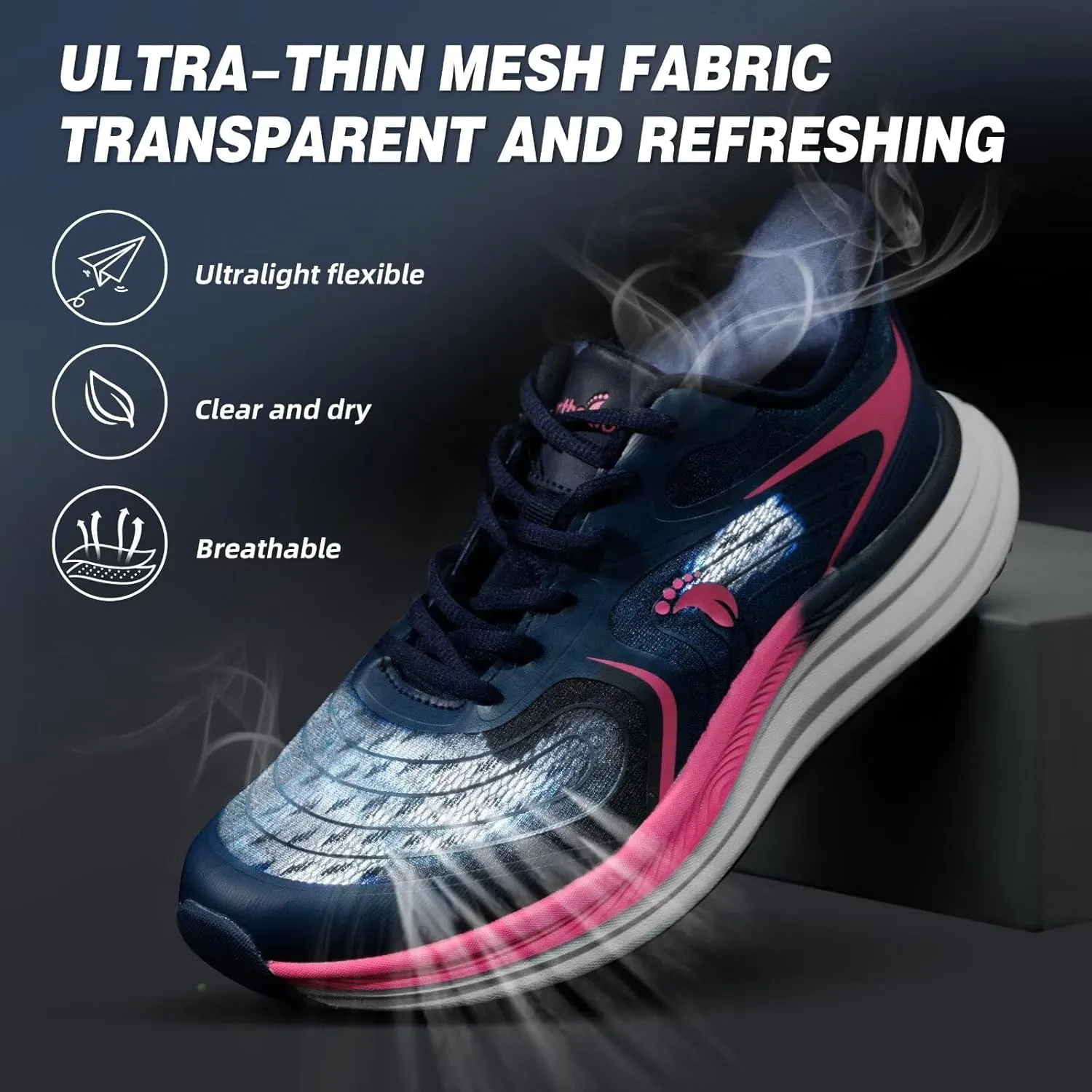 Women's Orthopedic Road Running Shoes: Comfortable Casual Arch Support Plantar Fasciitis Athletic Sneakers, High Arch Flat Feet Tennis Sports Work Walking Shoes for Foot and Heel Pain Relief