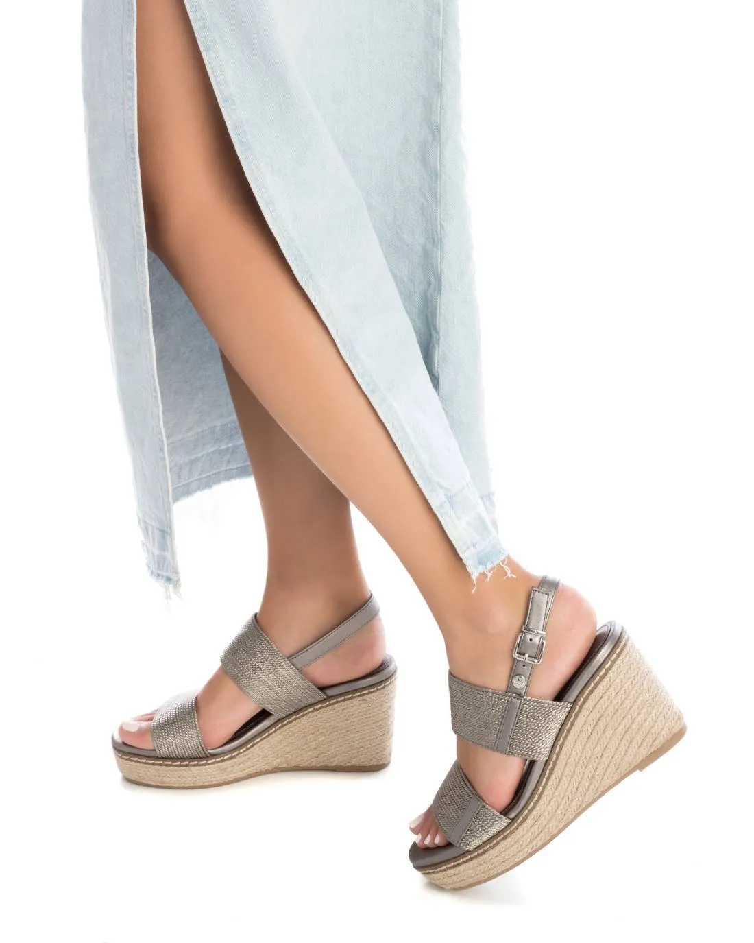Women's sandals 142832 PLUMB