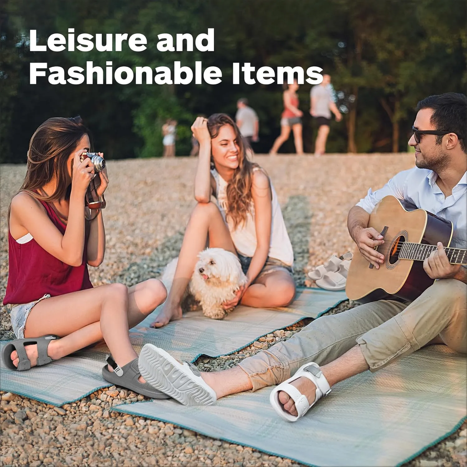 Womens Sandals, Summer Beach Sandals for Woman 2025, Womens Slides, Women Beach Sandals & Summer Shoes Comfortable, Pool Slip On Sandals Women