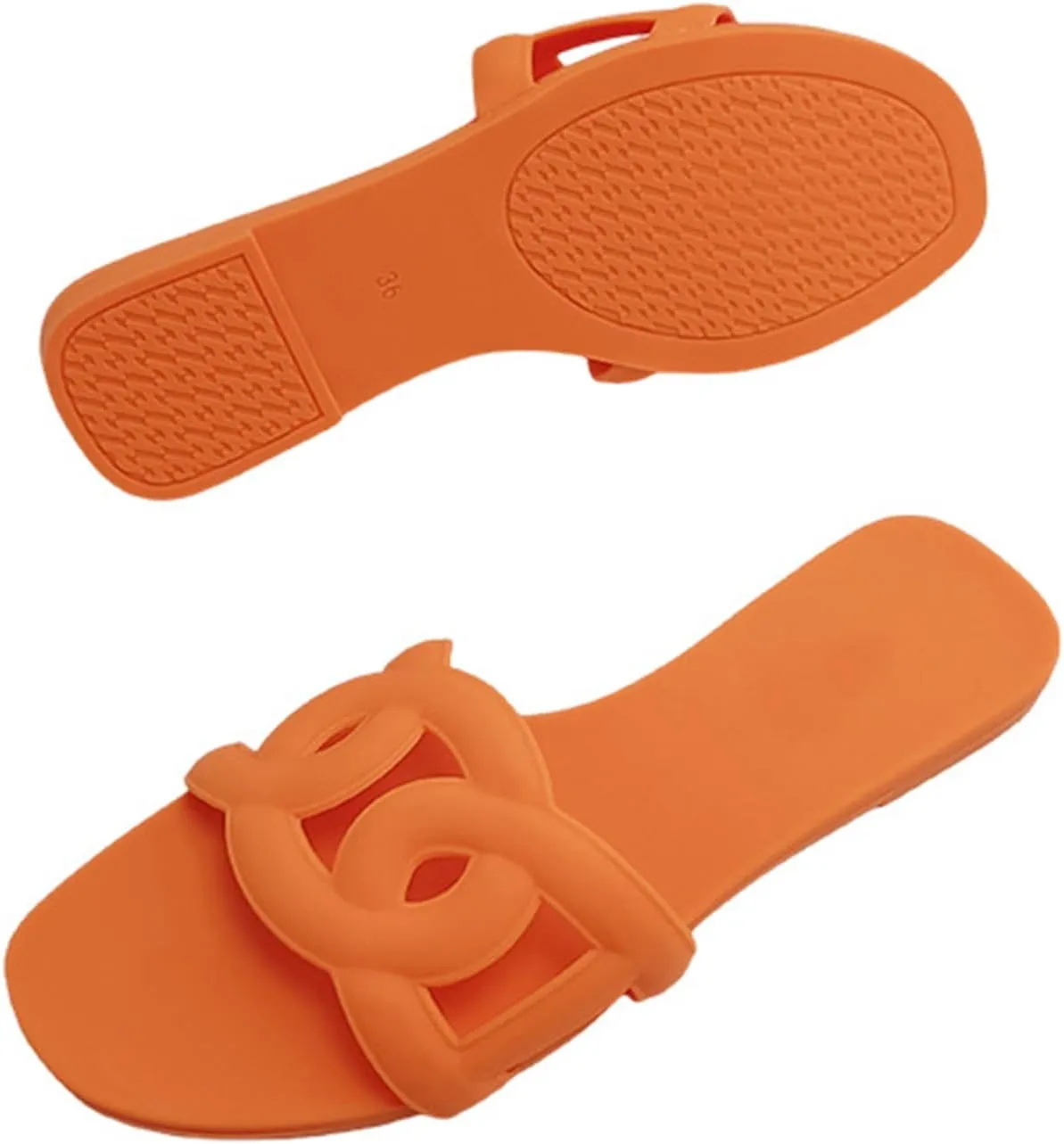 Women's Sandals Summer Slide Sandals Comfy Sandals Fashion Dressy Flat Sandals Slip On Casual Sandals