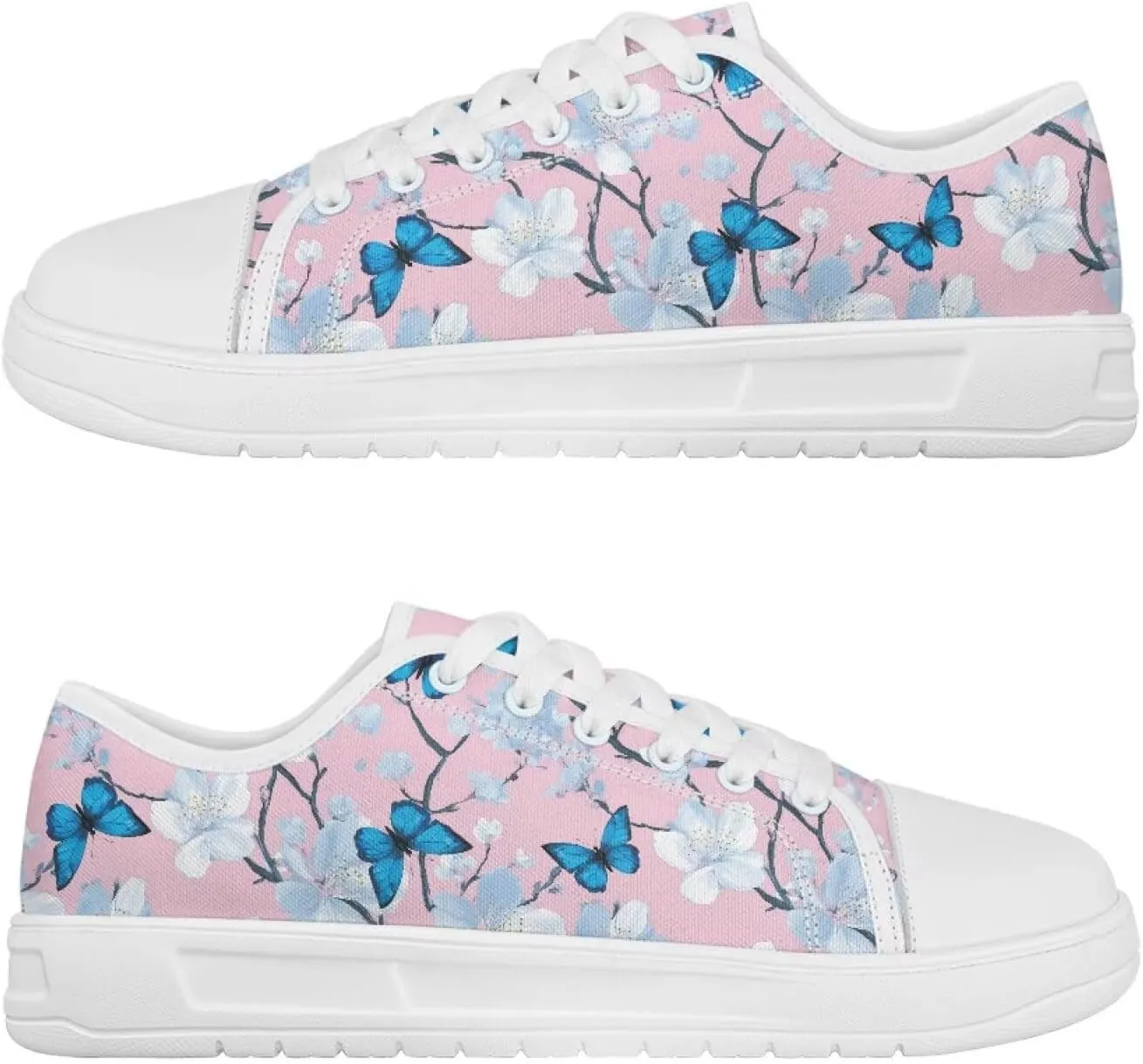 Women’s Slip on Canvas Shoes Classic Arch Support Sneakers Loafers Shoes Casual Fashion Low-Top Slip Ons US 5.5-13.5