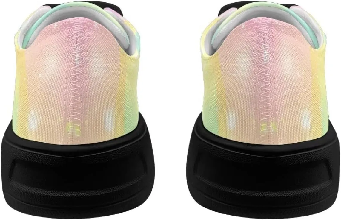 Women's Slip On Canvas Tennis Shoes Low Top Fashion Sneakers Casual Flats Walking Shoes Comfy Loafers US 5.5-13.5