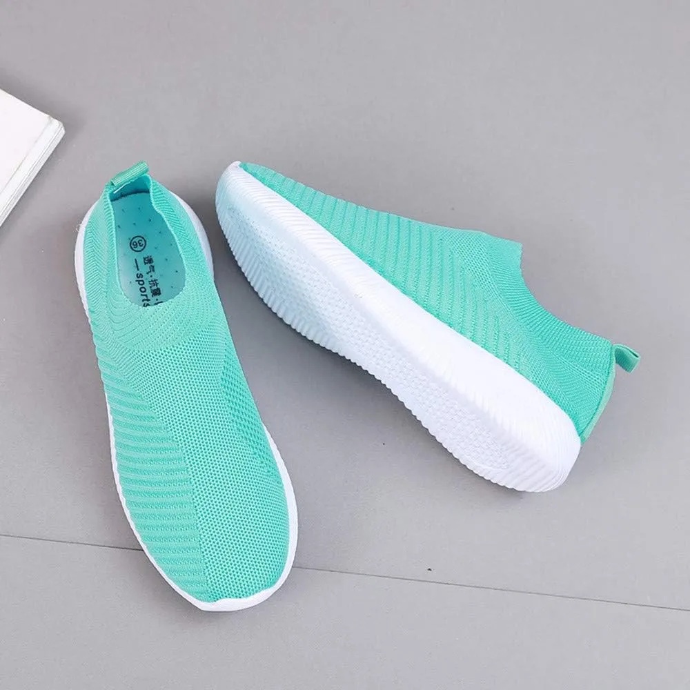 Women’s Slip-On Shoes Casual Lace-Free Walking Loafers Running Shoes for Men Comfortable White Casual Shoes Fashion Sneakers Red Tennis Shoe White Loafers