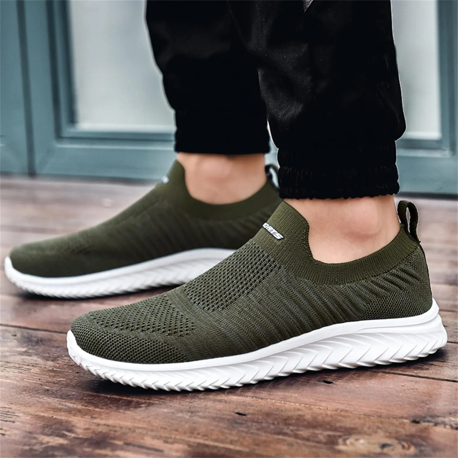 Womens Slip On Sneakers Women Walking Tennis Shoes Tennis Shoes Men Flat Feet Men's Casual Dress Shoes Slip On Sneakers White Tennis Shoe Trainers Shoe