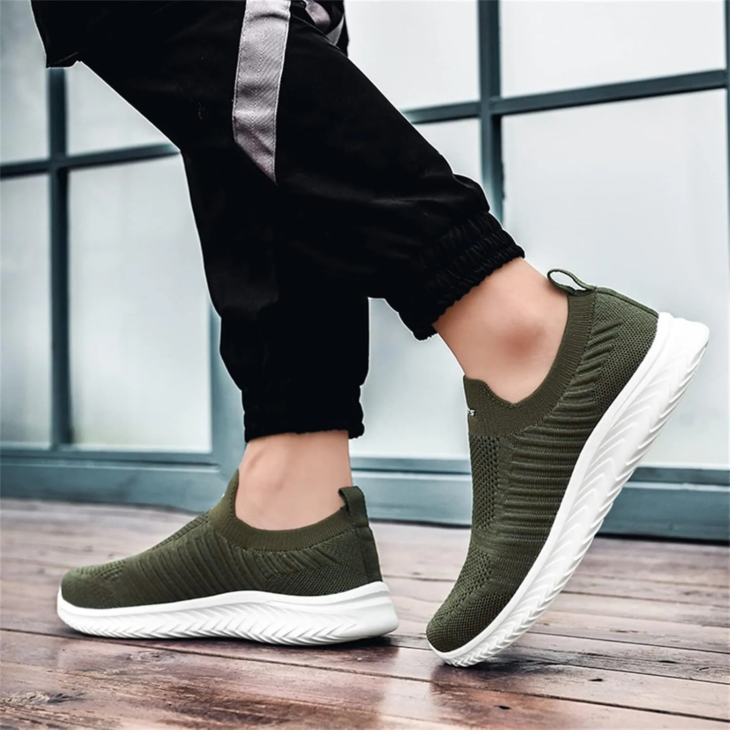 Womens Slip On Sneakers Women Walking Tennis Shoes Tennis Shoes Men Flat Feet Men's Casual Dress Shoes Slip On Sneakers White Tennis Shoe Trainers Shoe
