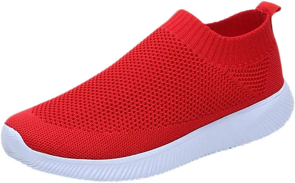 Womens Slip on Walking Shoes Comfort Lightweight Non Slip Work Shoes Women Jogging Men's Shoes Casual Men's Fashion Sneakers Slip On Tennis Shoe Loafers Casual Slip On