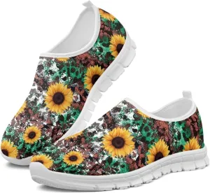 Women's Sneakers Casual Low Top Walking Sneaker Flat Breathable Slip On Soft Holiday Outdoor Shoes for Women