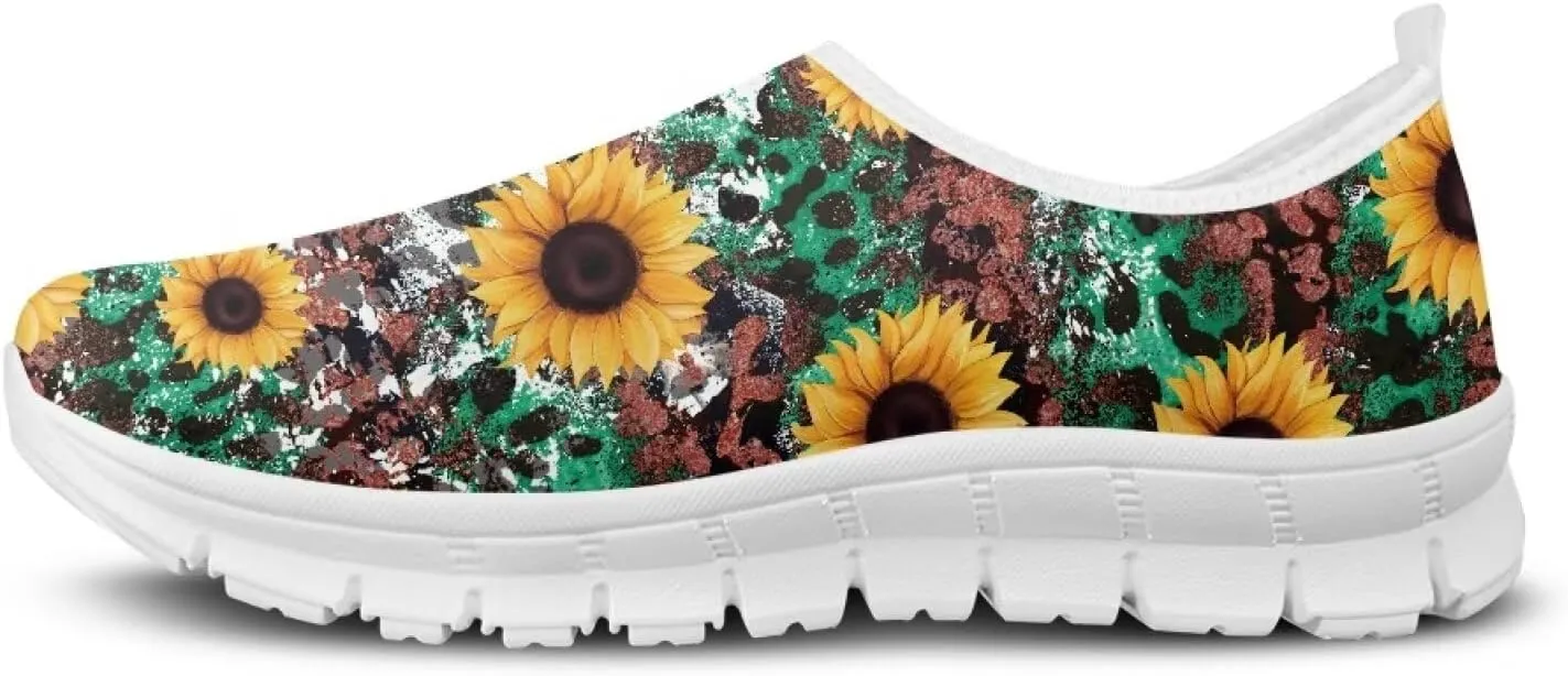 Women's Sneakers Casual Low Top Walking Sneaker Flat Breathable Slip On Soft Holiday Outdoor Shoes for Women