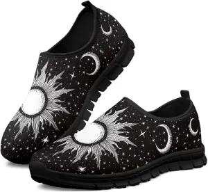 Women's Sneakers Casual Low Top Walking Sneaker Flat Outdoor Breathable Slip On Soft Holiday Shoes for Women